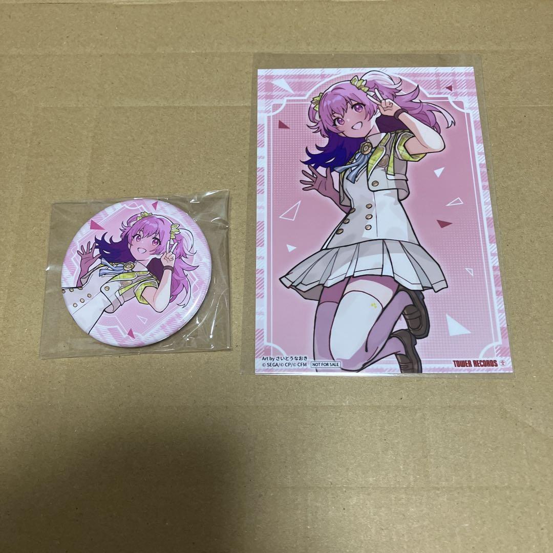 初音ミク プロセカ モモジャン CD特典 桃井愛莉 缶バッジと
