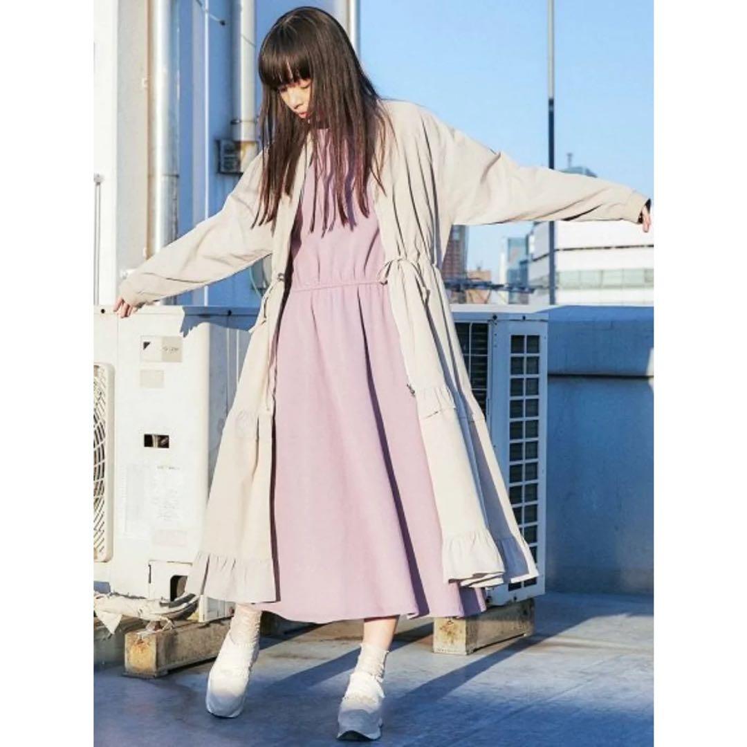 新品未使用タグ付きmerry jenny フリルティアードロングブルゾン RI7635280844