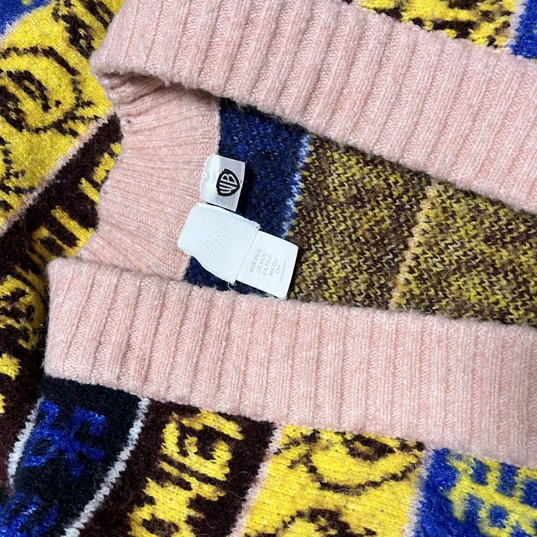 人気 ブランド 服をチェック - 最新トレンドファッション H&M トゥイーティー コラボ カーディガン ニット セーター 派手 トップス