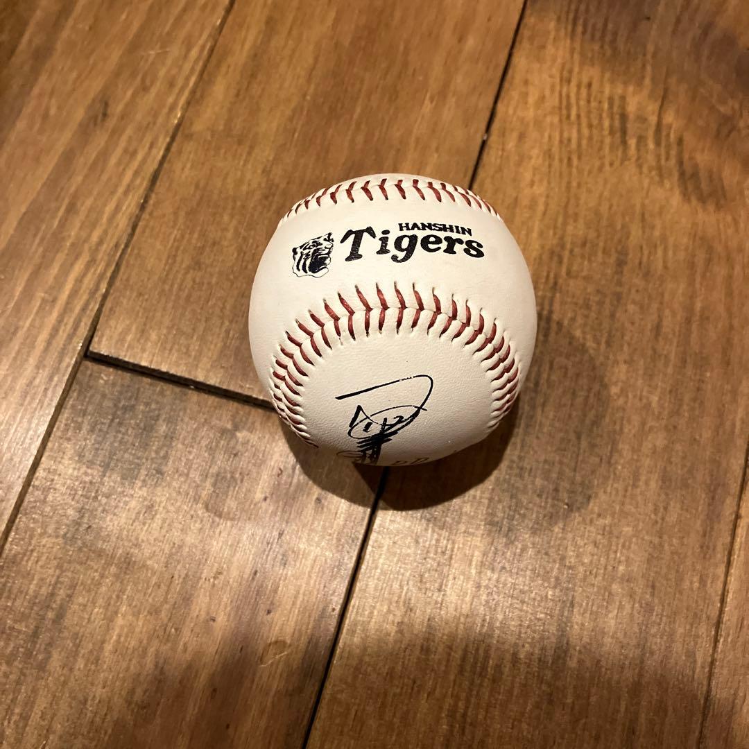阪神タイガース　亀山努サイン入り野球ボール