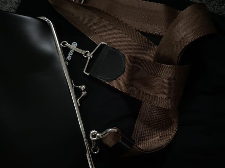 COMMEdesGARCONS 青山限定 レザークリップバッグ クラッチ