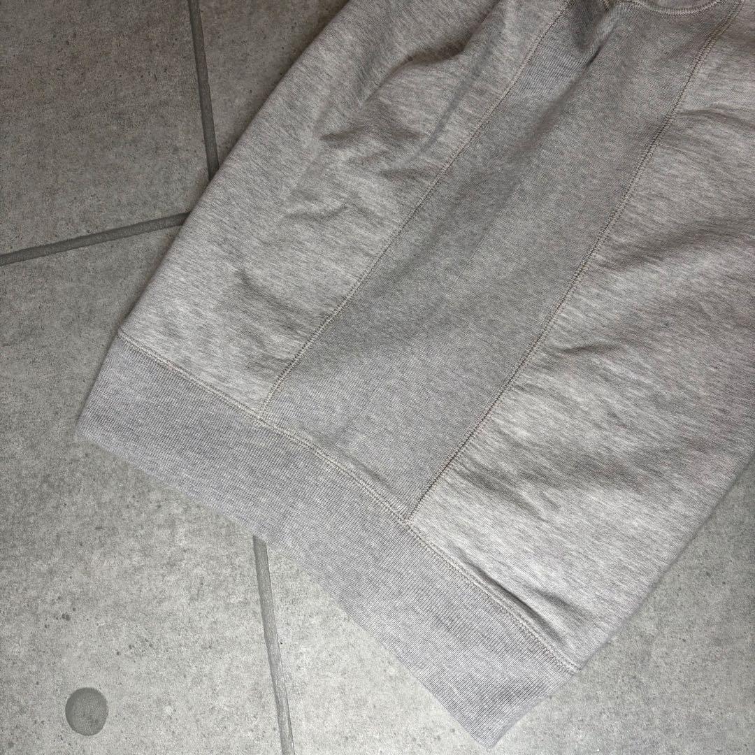OLD STUSSY　スウェット　前V　ガゼット　クラウン　王冠　霜降り　黒タグ
