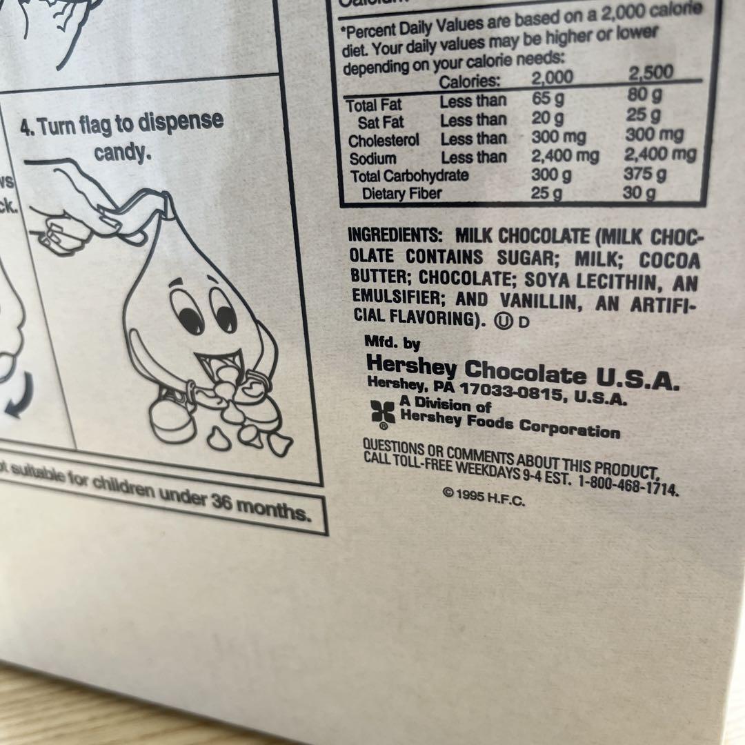 新品HERSHEY'S ハーシーズ キスチョコディスペンサー 未使用 1995年