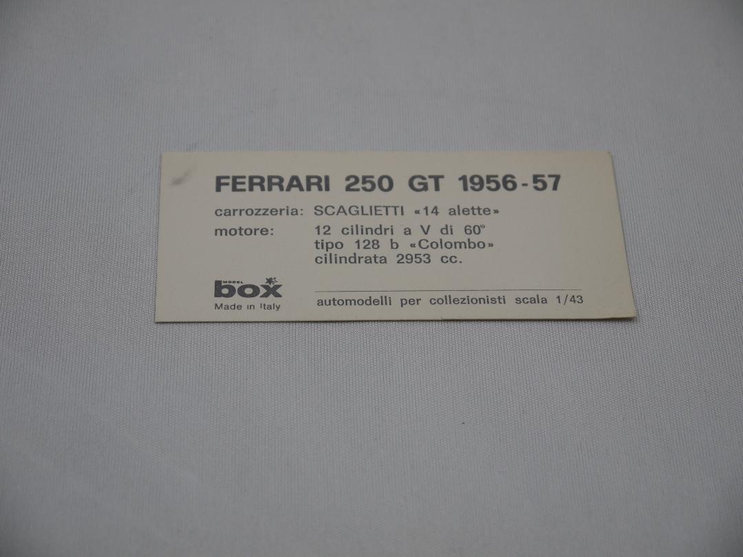 1/43 Model BOX フェラーリ 250 GT Stradale
