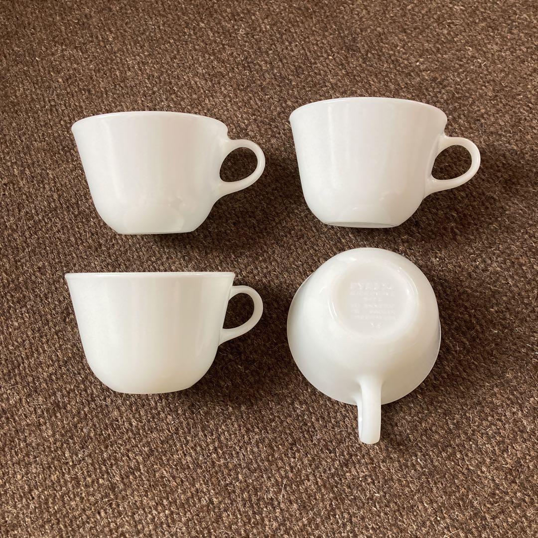 パイレックススープカップ4個セット