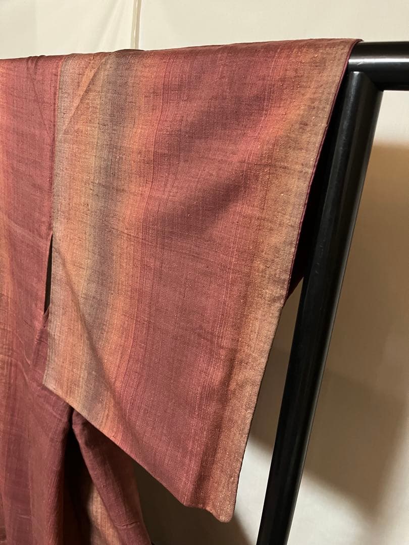 ☘️早い者勝ち☘️【国宝品】●岐阜県無形文化財【郡上紬】●幻の紬●草木染●紬●着物 ☘️早い者勝ち☘️【国宝品】●岐阜県無形文化財【郡上紬】●幻の紬●草木染●紬●着物