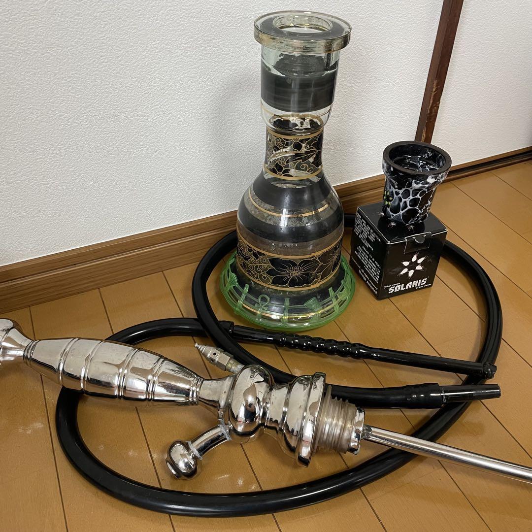 「シーシャ 本体セット フーカー パイプ 水タバコ Solarisボウル付き」