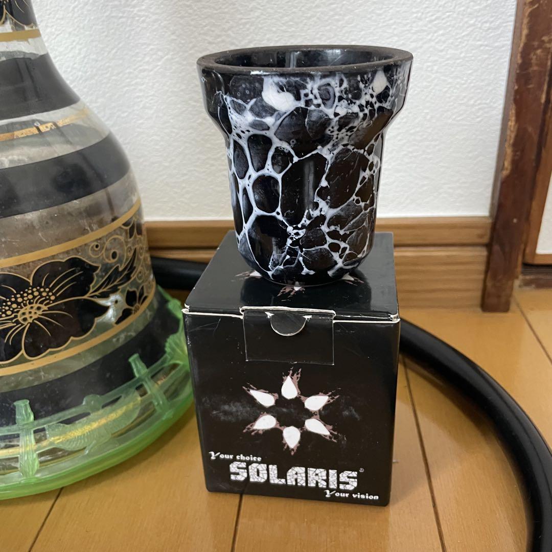 「シーシャ 本体セット フーカー パイプ 水タバコ Solarisボウル付き」
