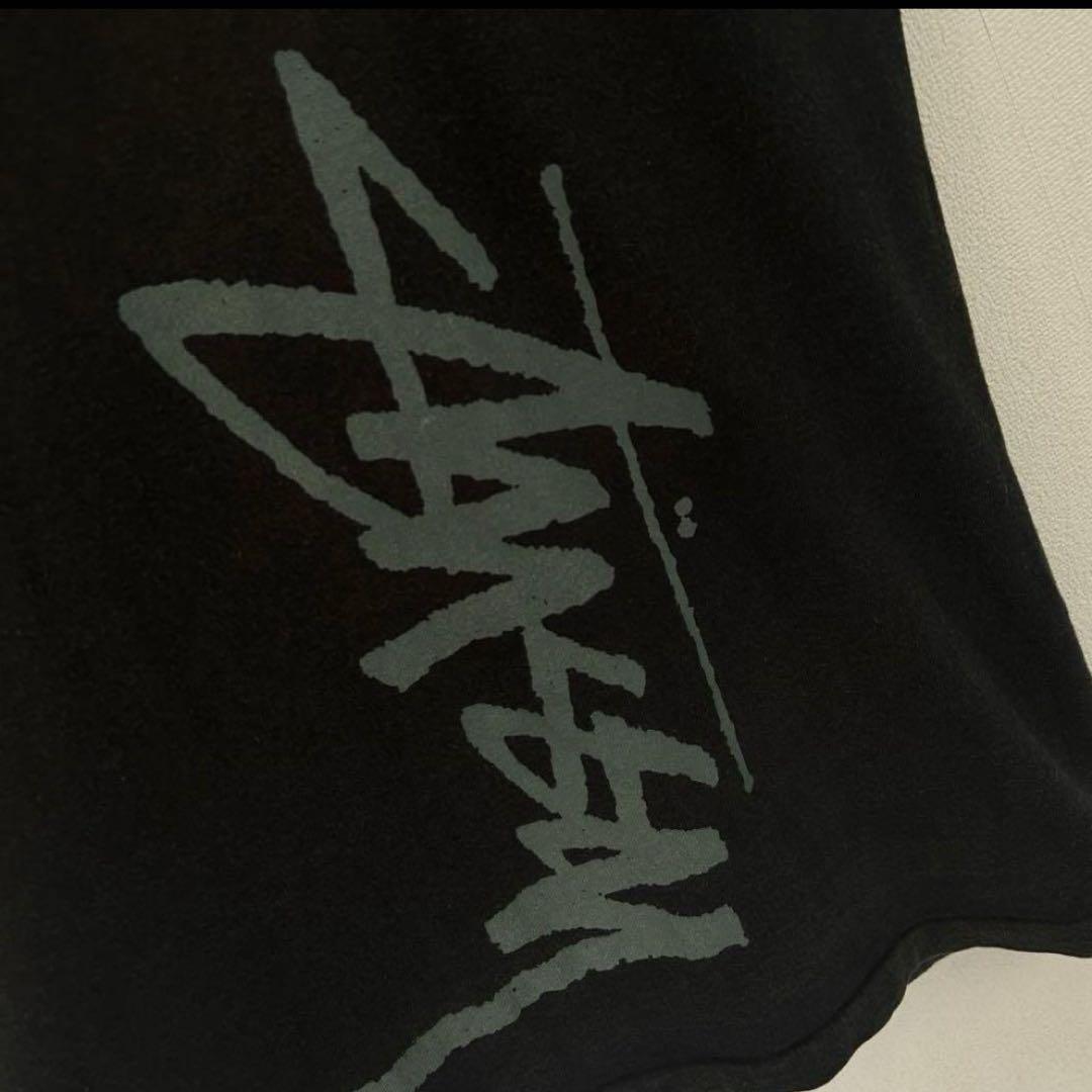 【レア】STUSSY Tシャツ　シングルステッチ　プリント　シャネル　90s M