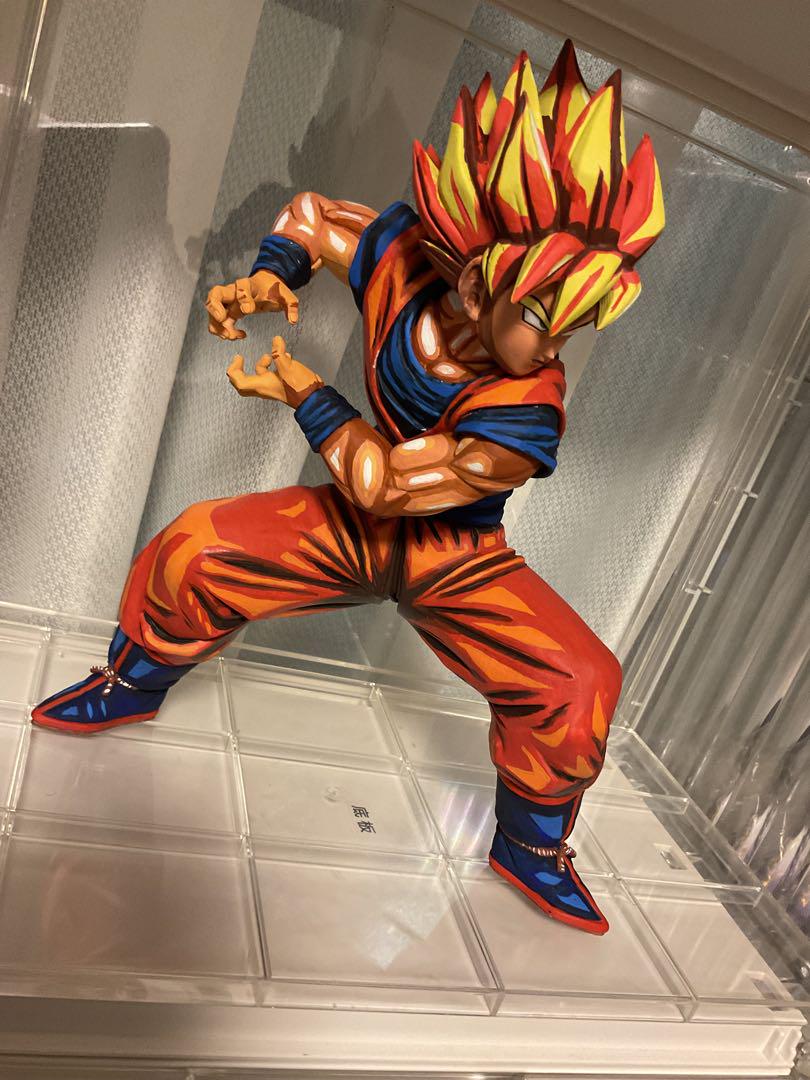 ドラゴンボール フィギュア 孫悟空 リペイント 超サイヤ人　二次元彩色