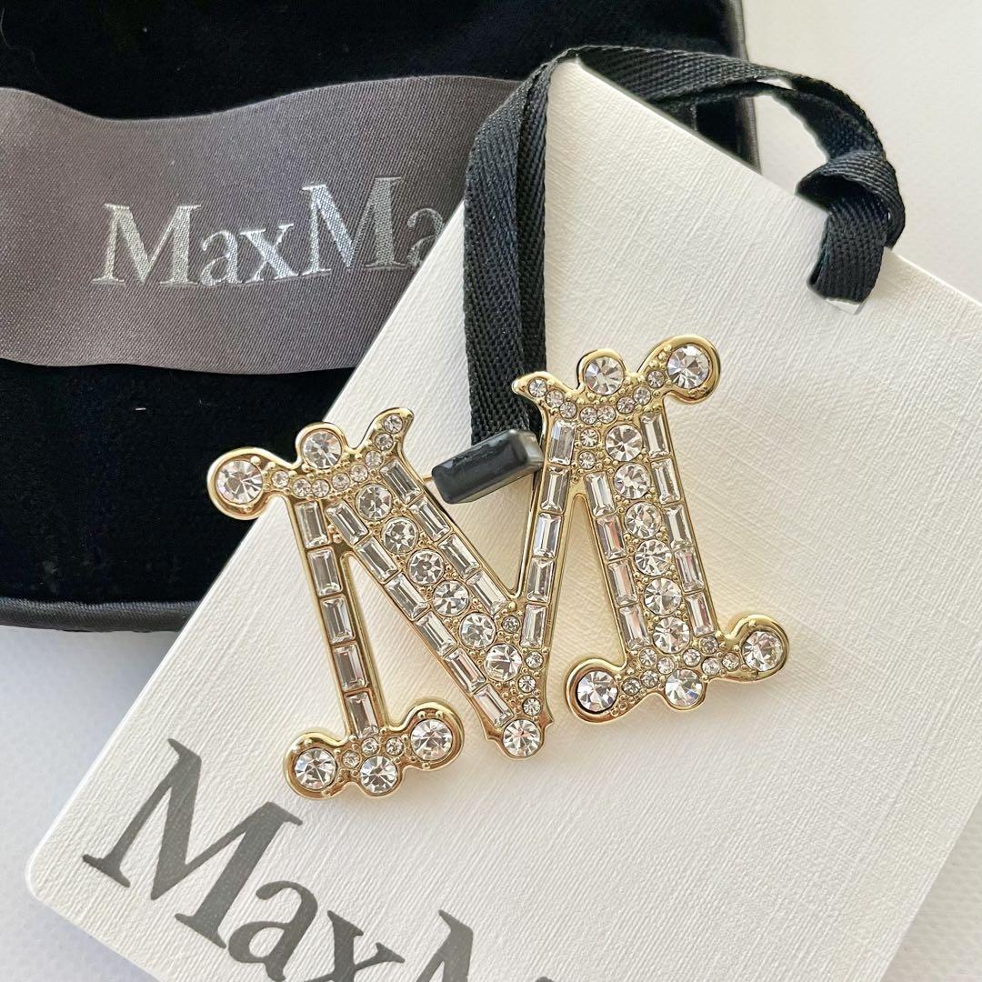 Max Mara クリスタルブローチ　BATH2 新品未使用