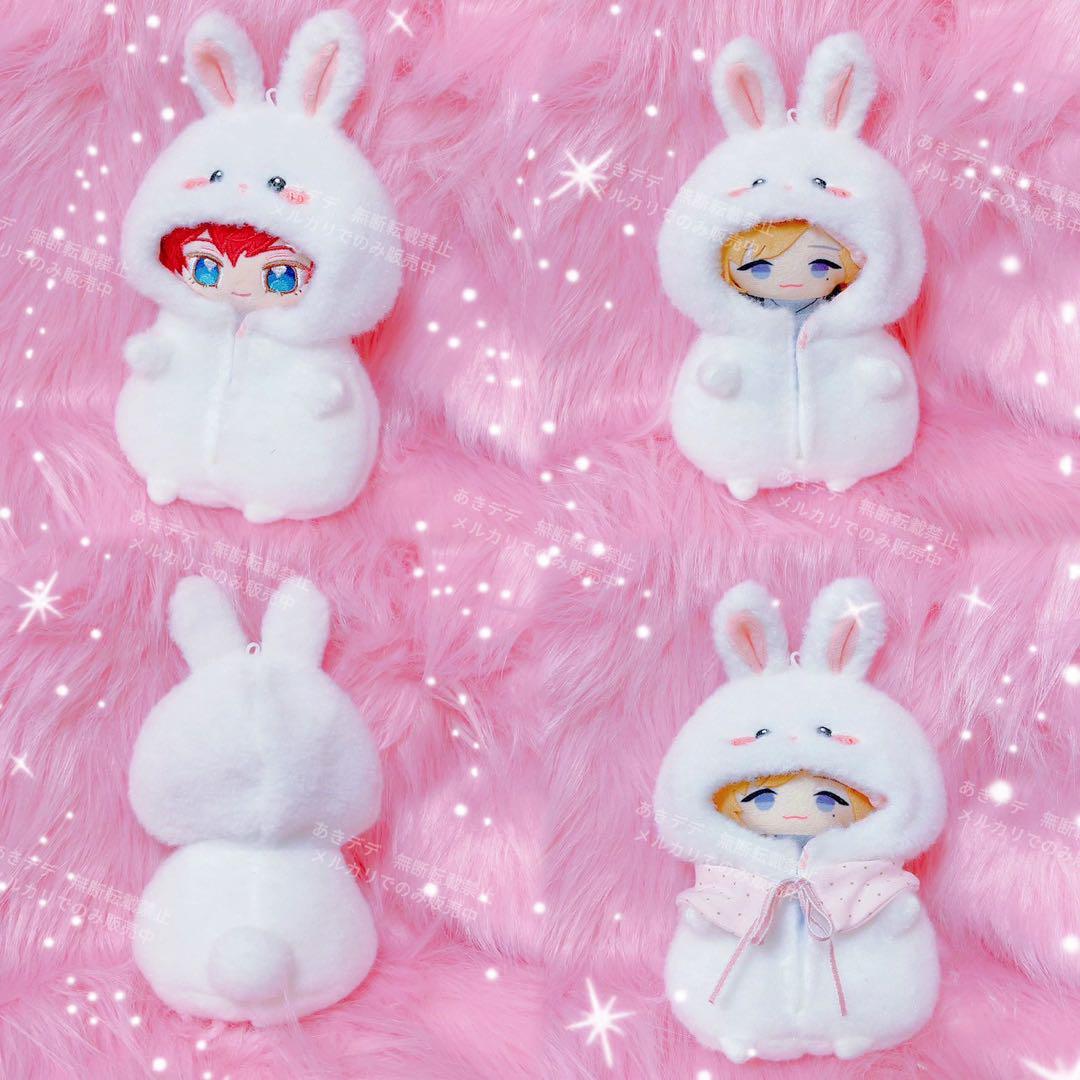 ぬい服 着ぐるみ にじぱぺっと おすわり うさぎ ピンク Amazon.co.jp: にじぱぺっと ぬい服 10cm 10センチ 着ぐるみ 紫