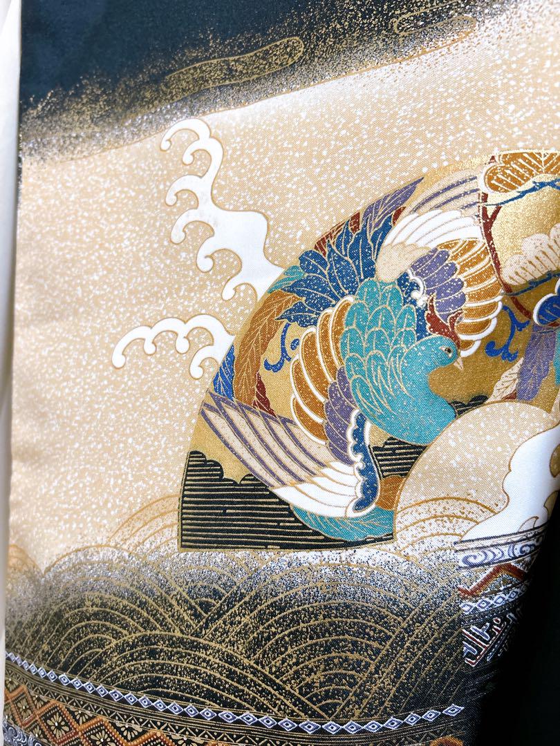 お買い得品♡七五三　5歳　男の子　正統派縦縞袴　一式　兜　黒系