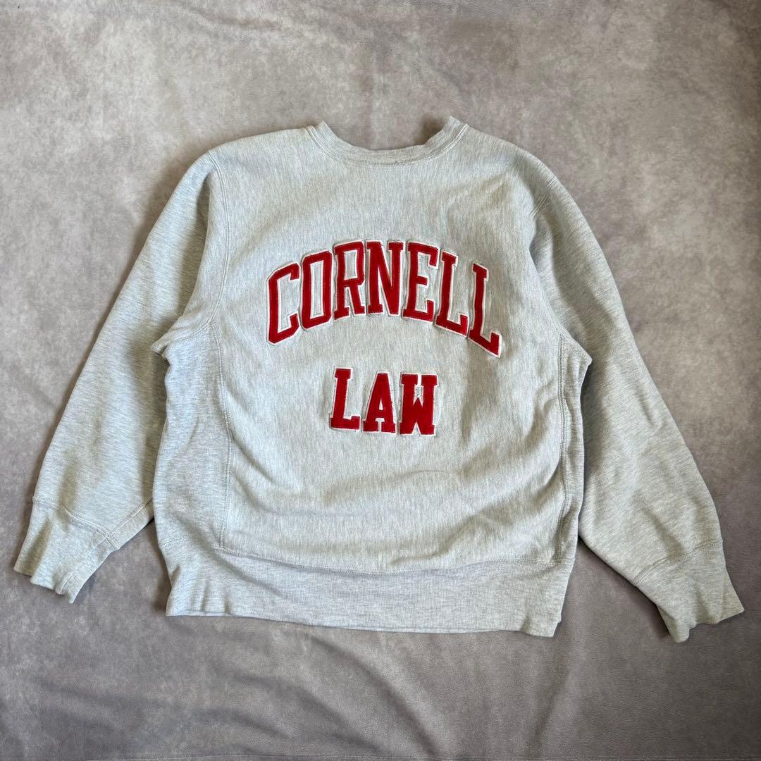 80s チャンピオン リバースウィーブ 刺繍カレッジスウェット LL・Champion