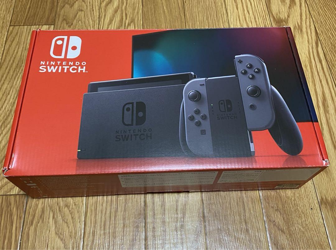 任天堂スイッチ　Nintendo Switch  グレー   箱あり