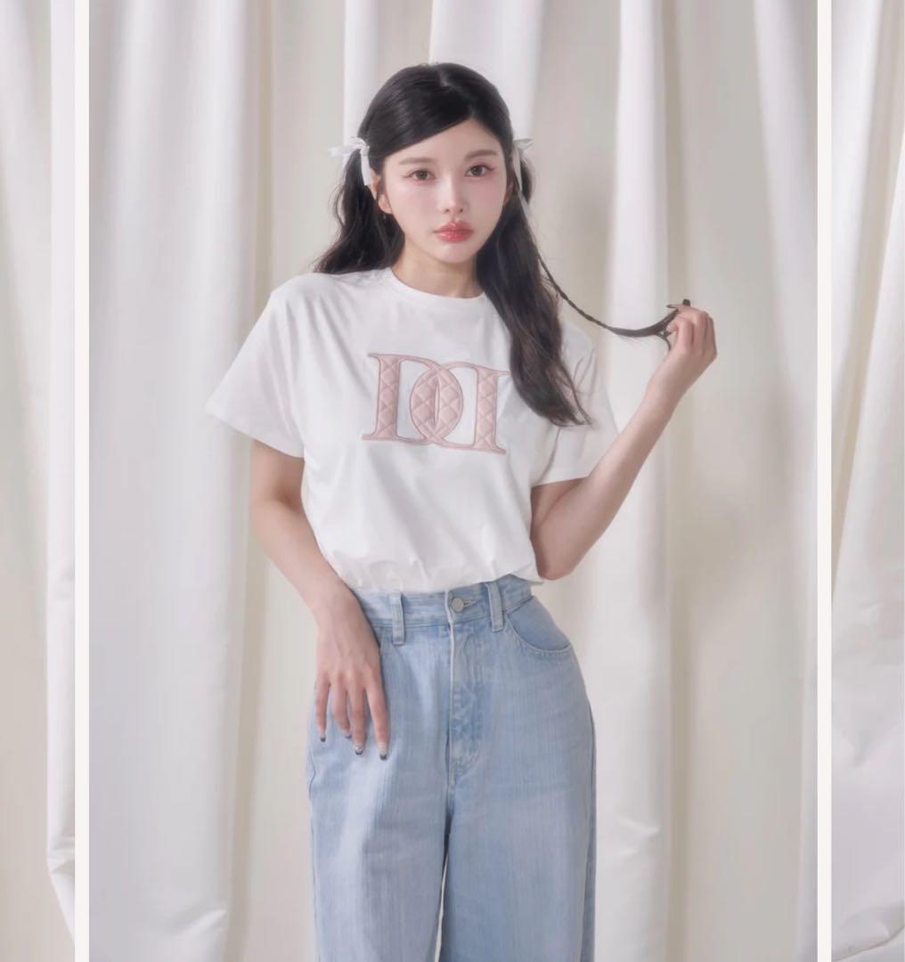 【正規品】darich キルティングアップリケビジューTシャツ　新品♡未開封 予約商品】キルティングアップリケビジューTシャツ – Darich
