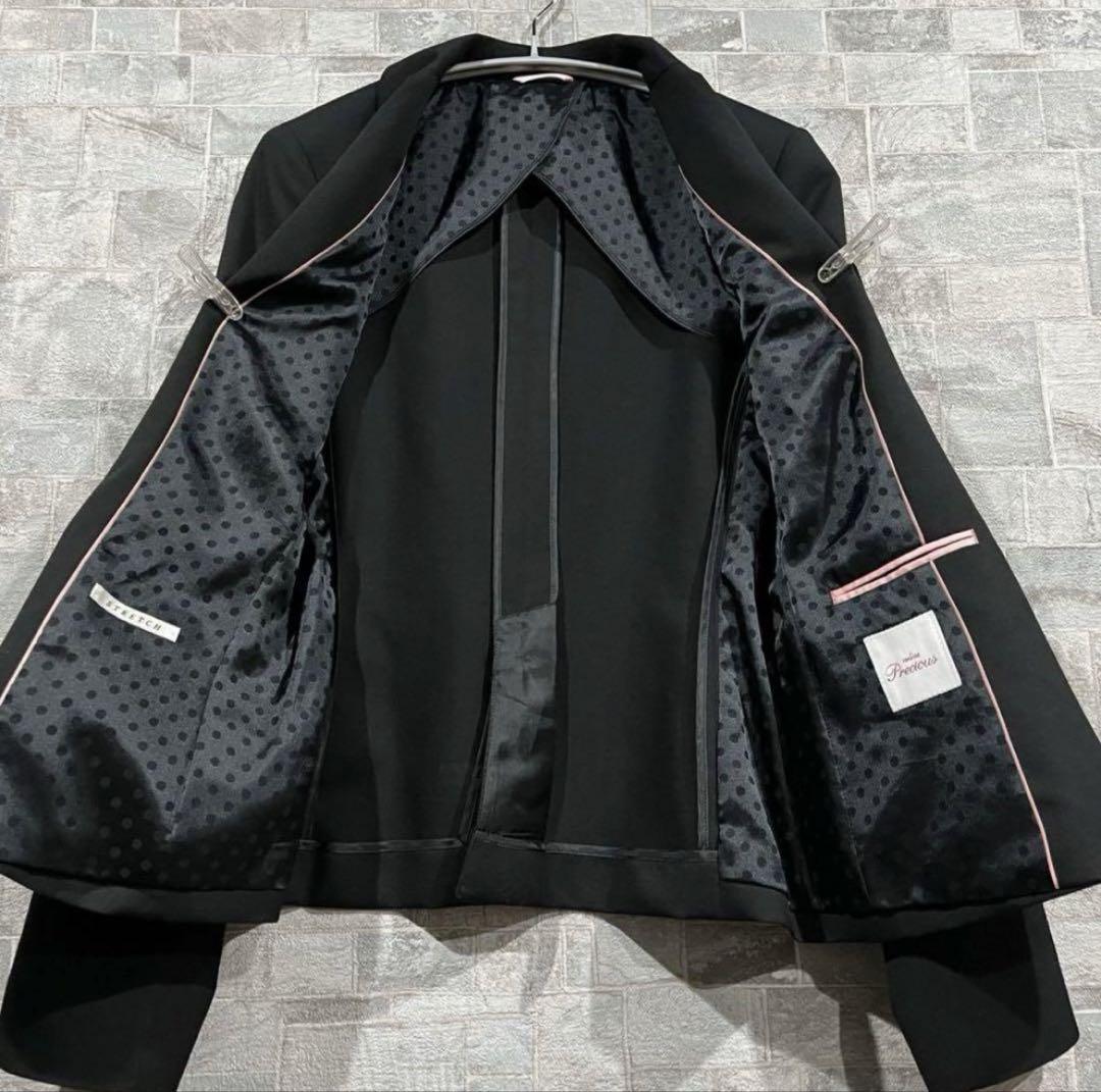 未使用級♡n♥line　セットアップ　スーツ　ジャケット　スカート　11号　L n♥line セットアップ スーツ ジャケット スカート 11号 濃紺 L