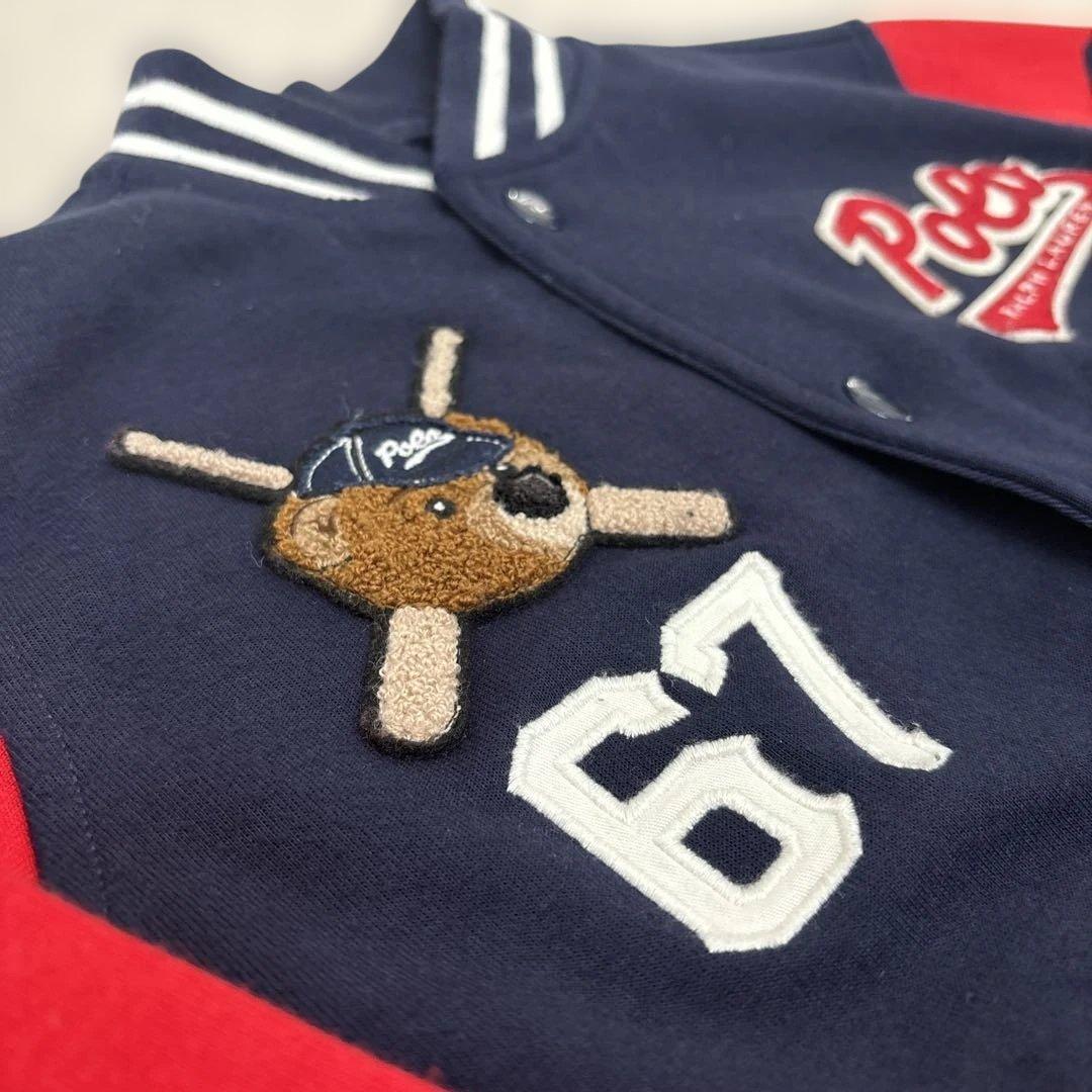 ポロラルフローレン　ベースボールジャケット　スタジャン　4T 定価23,100円