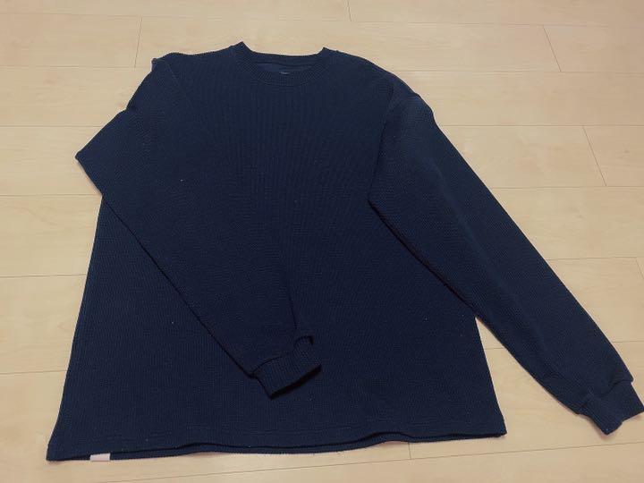MAHF mahf ワッフルロンT トレーナー