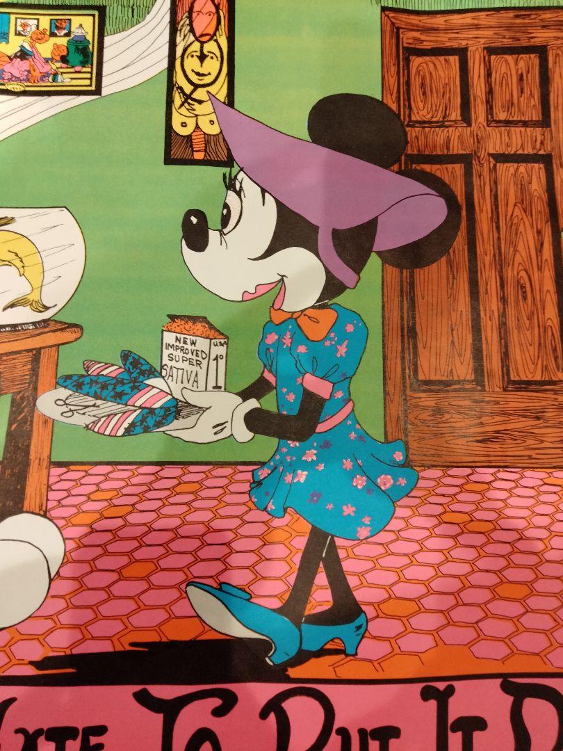 大判 ディズニー ポスター ブラックライト メモリアルオージー