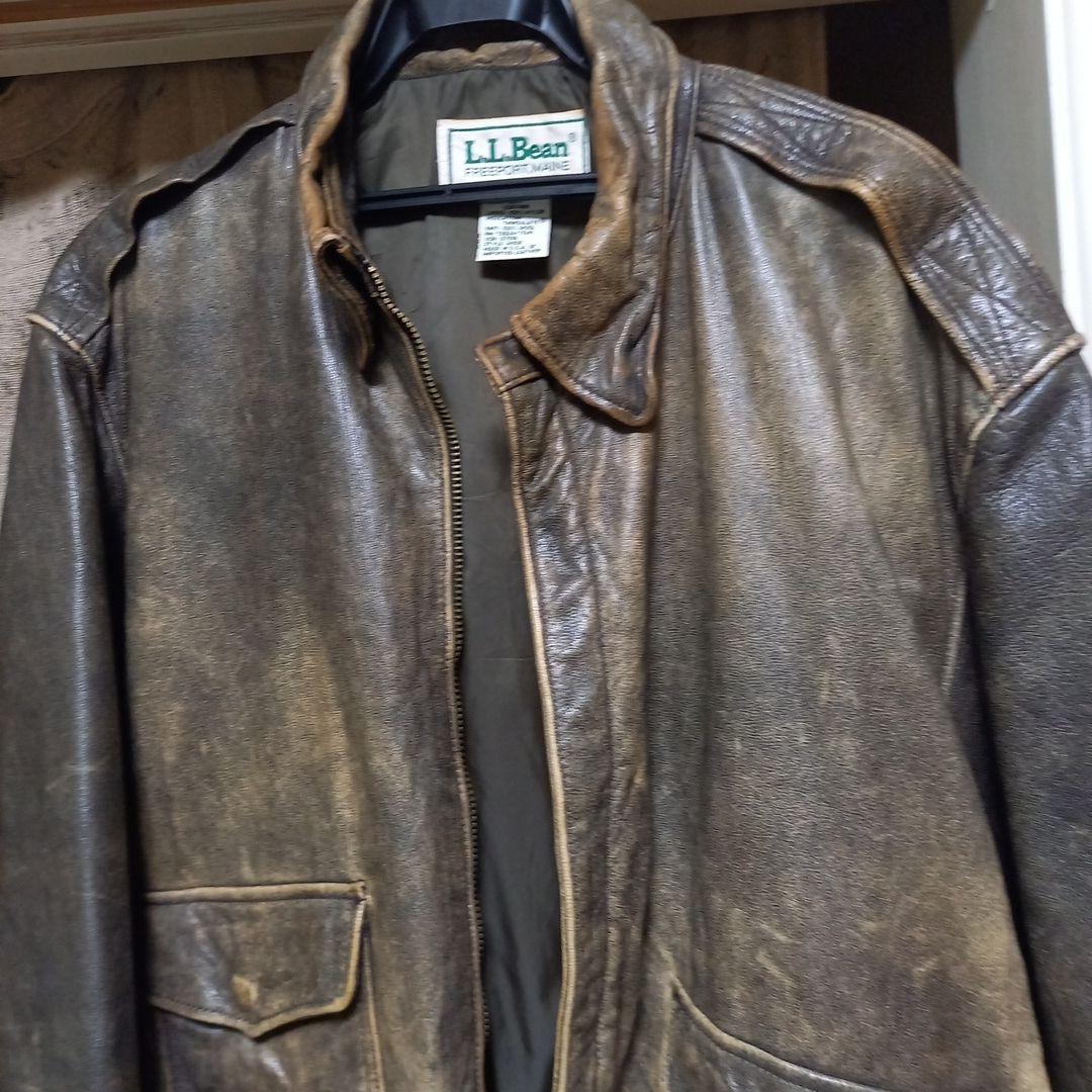 L.L bean A2レザージャケット 70〜80s USA製 L相当　フライト