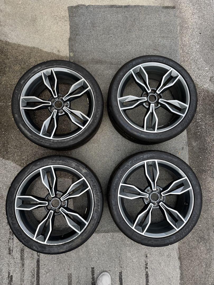【kz_maroon】audi S1 純正18インチ アルミホイール