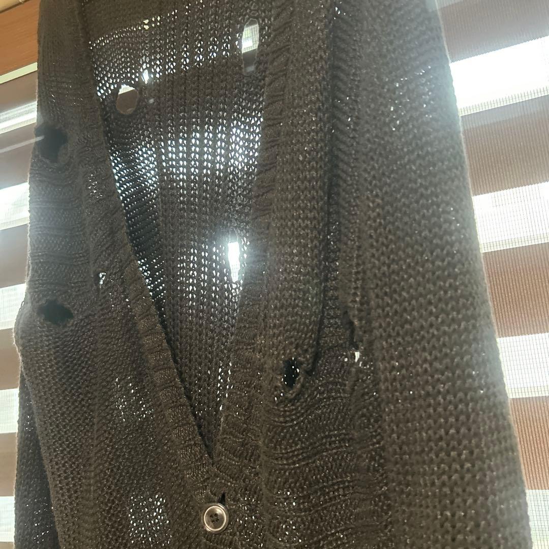 DIET BUCHER SLIM SKIN ダメージカーディガン