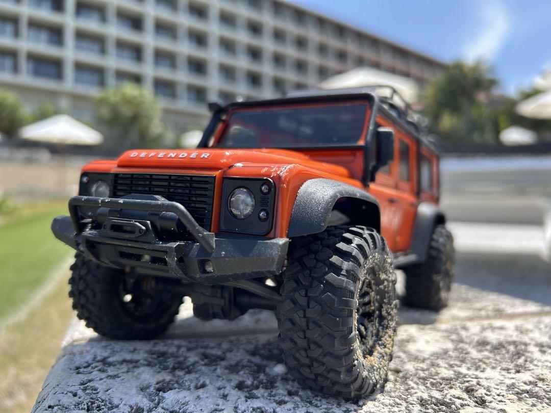 traxxas trx4m ディフェンダー　強化サーボ　裏打ち、墨入れ済み✨