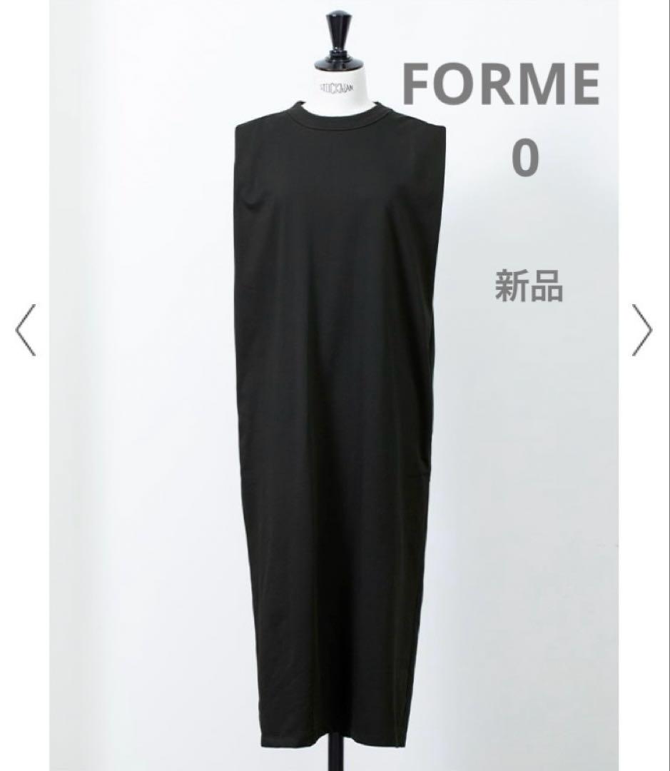 【新品】FORME UVカットノースリーブワンピース 東原亜希 ブラック 0 ワンピース