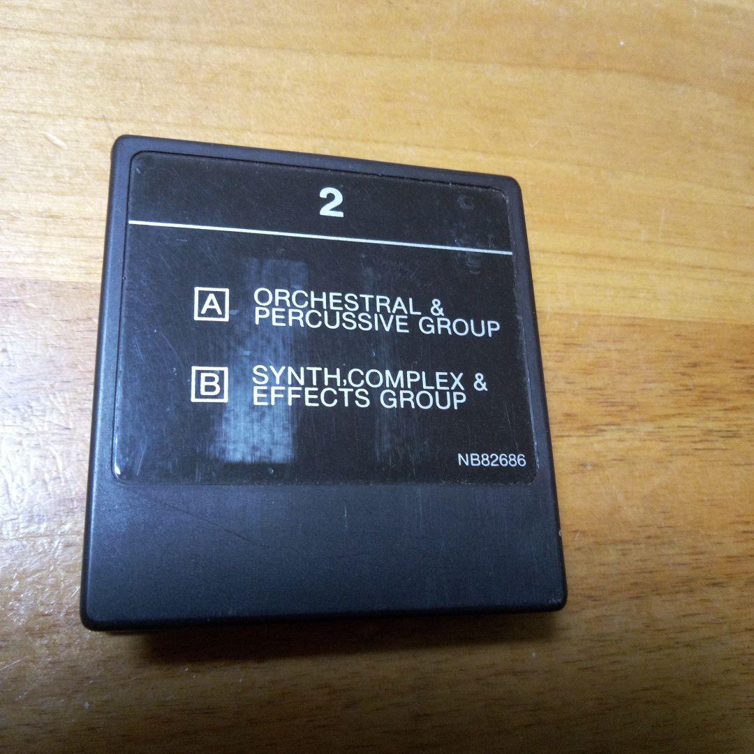 YAMAHA「ROM 2 」DATA CARTRIDGE 　DX7