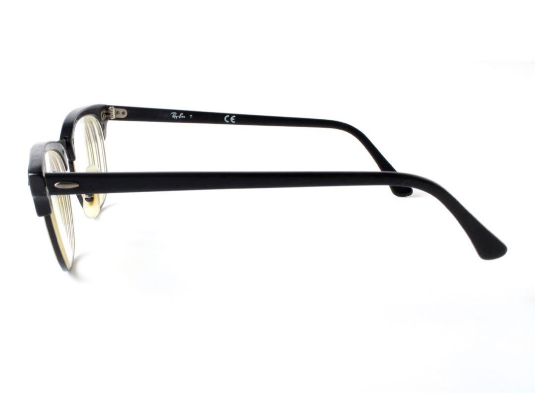 Ray-Ban レイバン メガネ フレーム 眼鏡度入り ブラック×クリア 黒