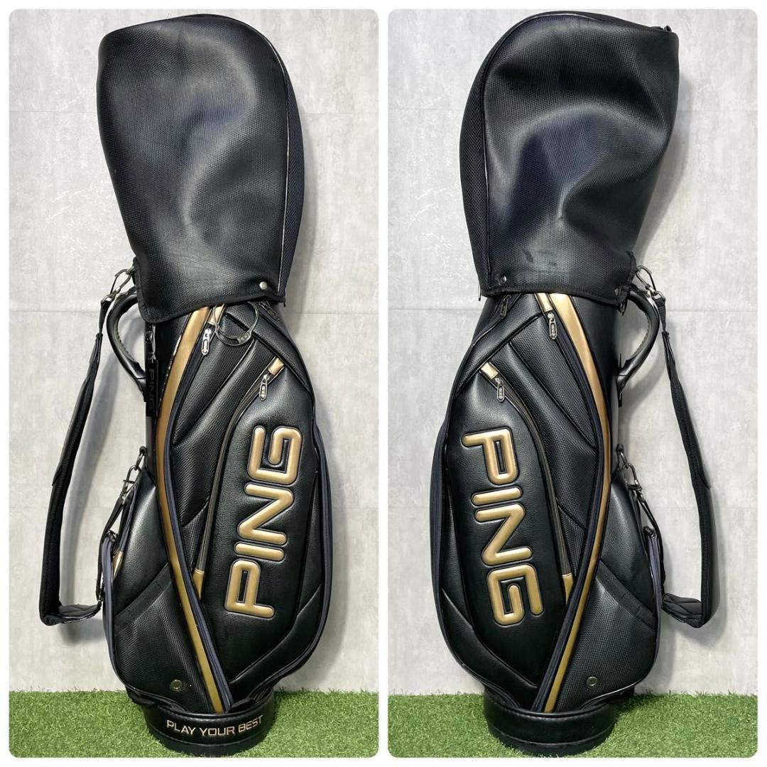 PING ピン キャディバッグ ゴルフバッグ 訳アリ 大特価 ゴールド
