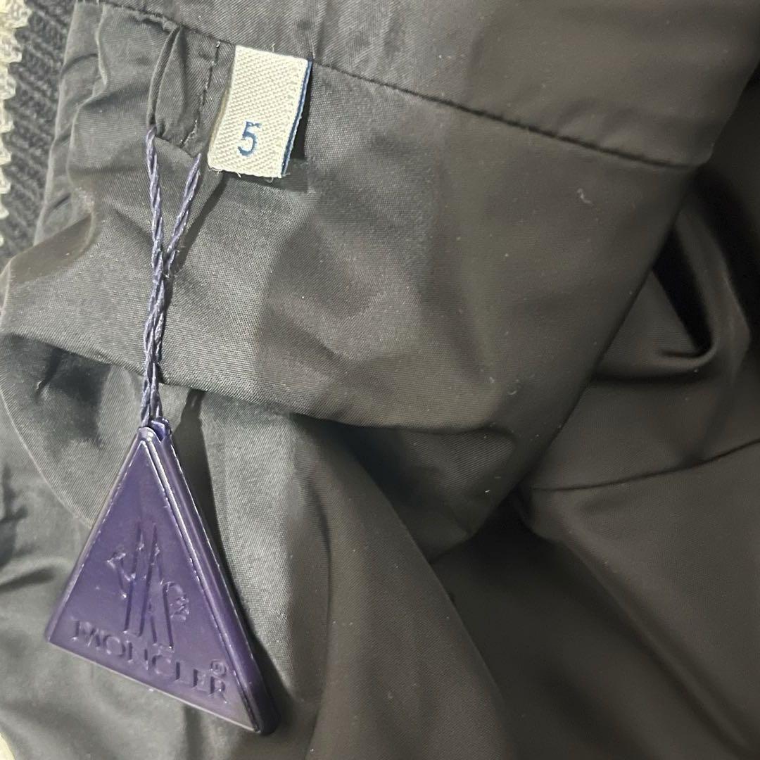 【美品/3XL!】モンクレール　ナイロン　スタジャン風ジャケット　TG.5 黒
