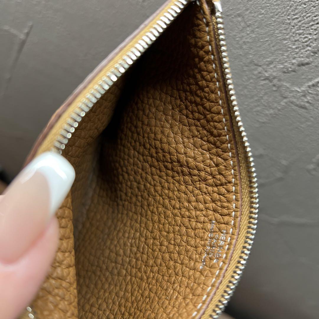 エルメス ドゴン デュオ 長財布 ゴールド HERMES