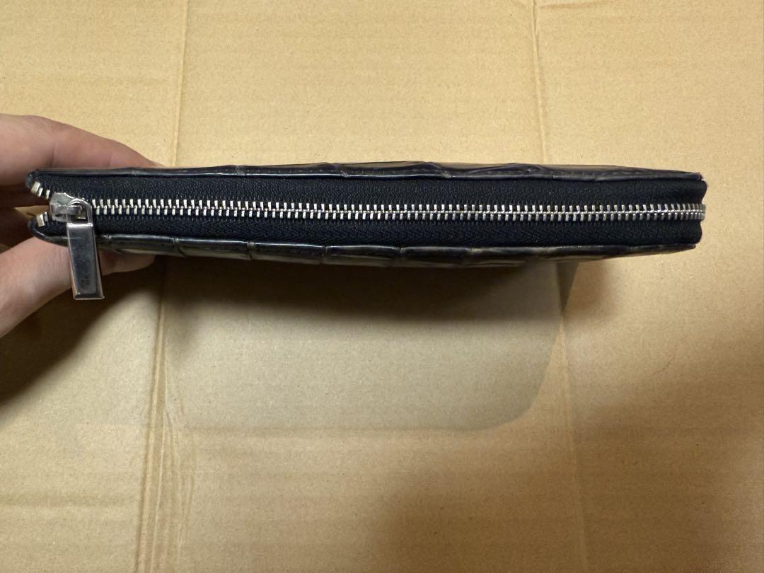 ナイルクロコダイル　L字ファスナー 長財布 lgw003 KAWAGEININ