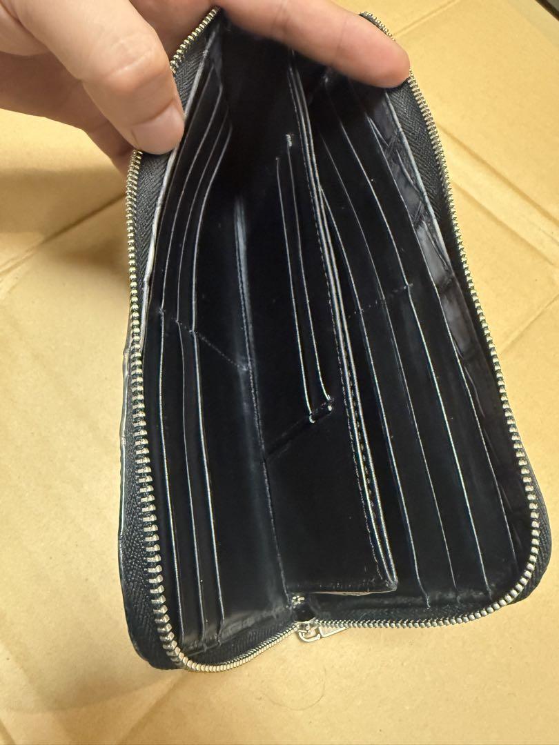 ナイルクロコダイル　L字ファスナー 長財布 lgw003 KAWAGEININ