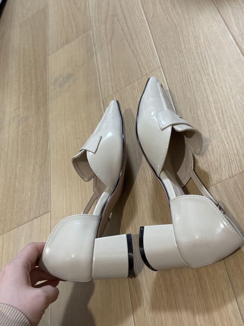 Trois Heel Loafers36 パーリップトゥ