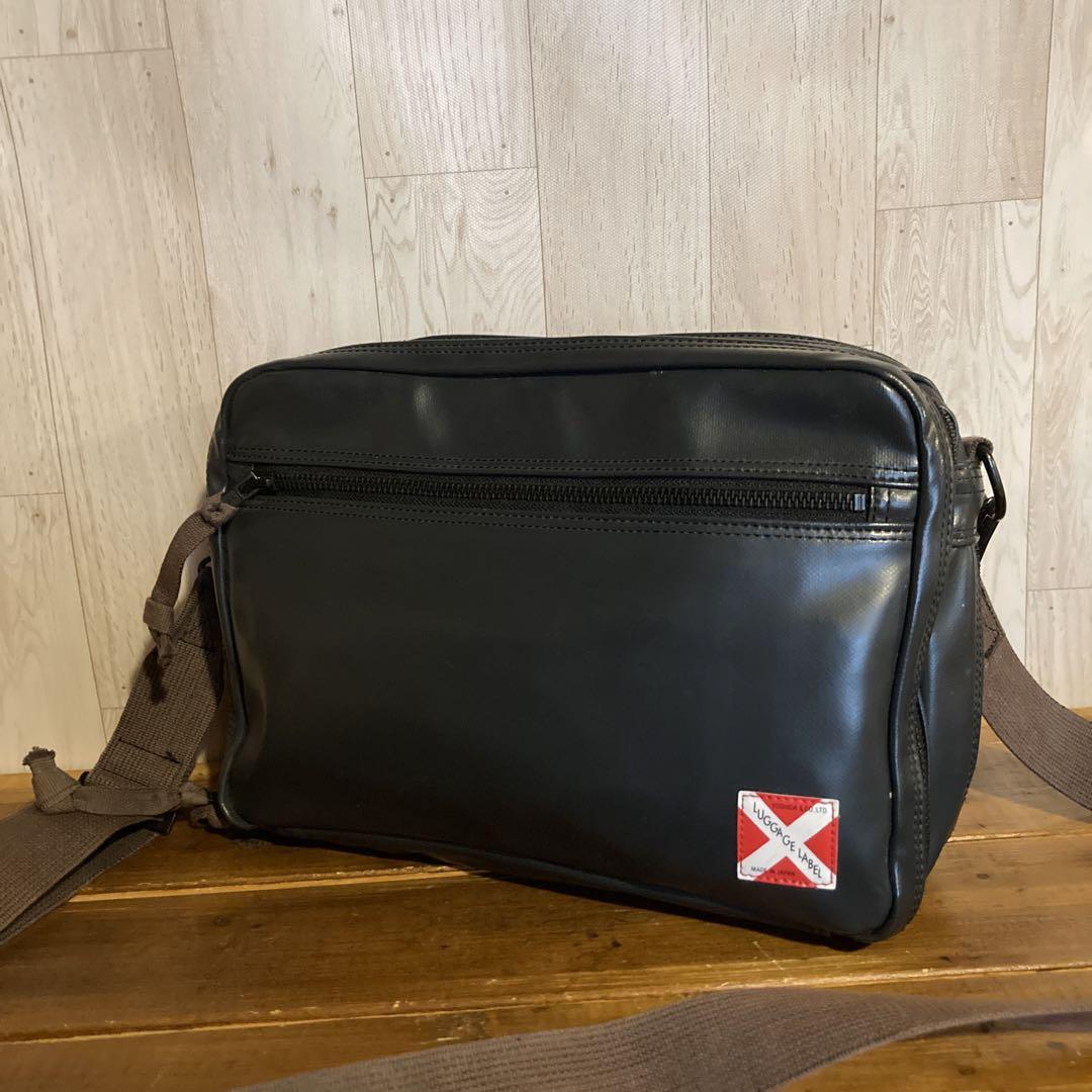 【美品】LUGGAGE LABEL 斜め掛け可　ショルダーバッグ