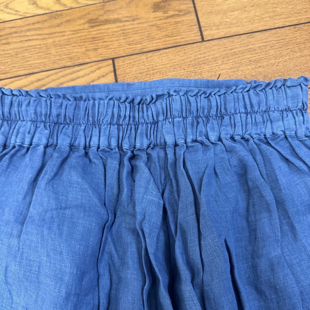 indigo sea BT0124 インディゴ ガウチョパンツ フリーサイズ