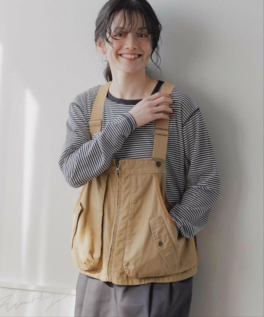 最終価格※ニコアンド niko and... ポケットワークベストベージュ新品