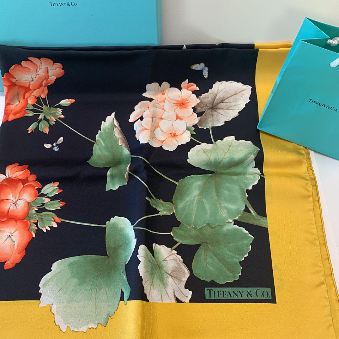 TIFFANY シルク スカーフ 新品未使用 ティファニー モチーフ - メルカリ