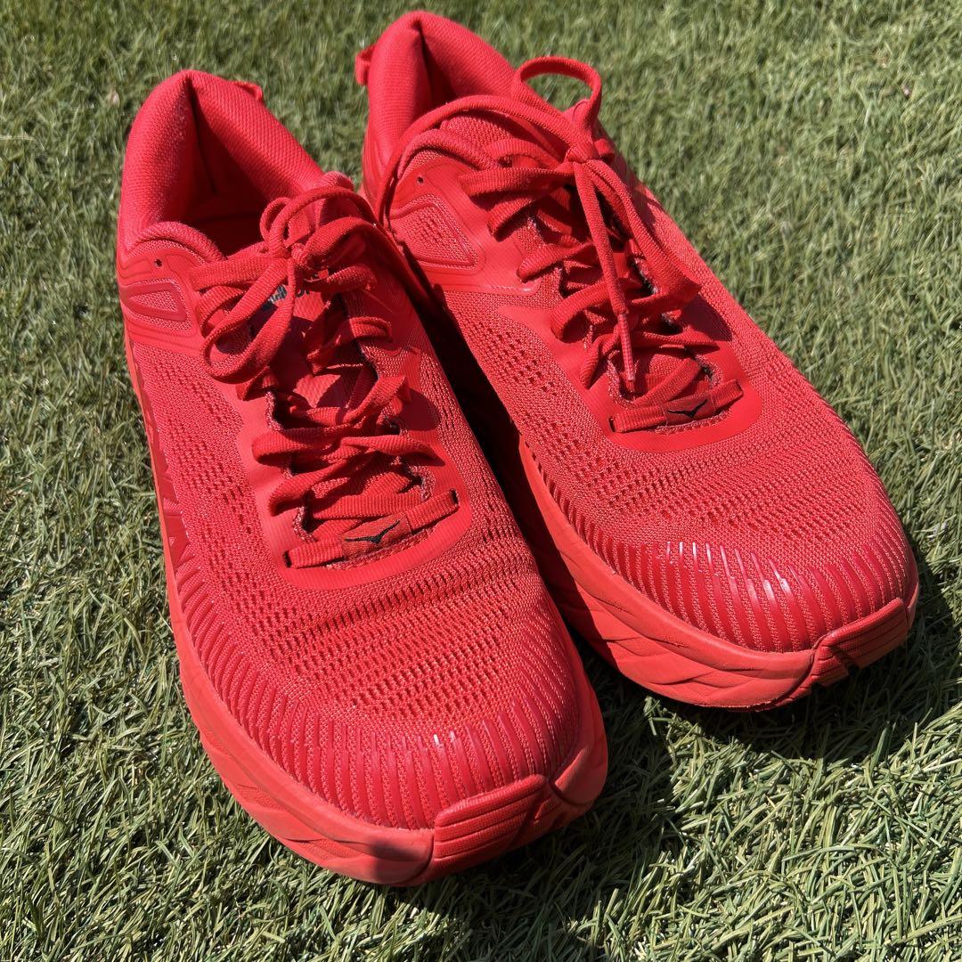 HOKA ONE ONE BOND 7 レッド - メルカリ
