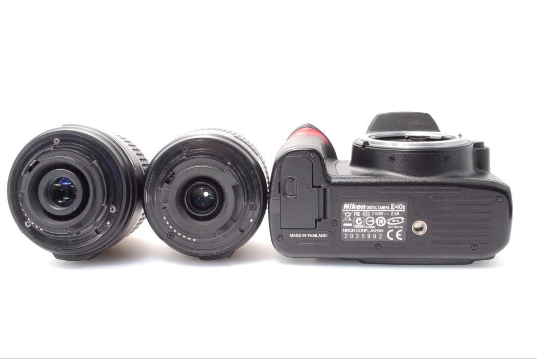 ✨超・簡単操作✨Nikon D40X ニコン✨ダブルレンズ✨望遠レンズ✨カメラ