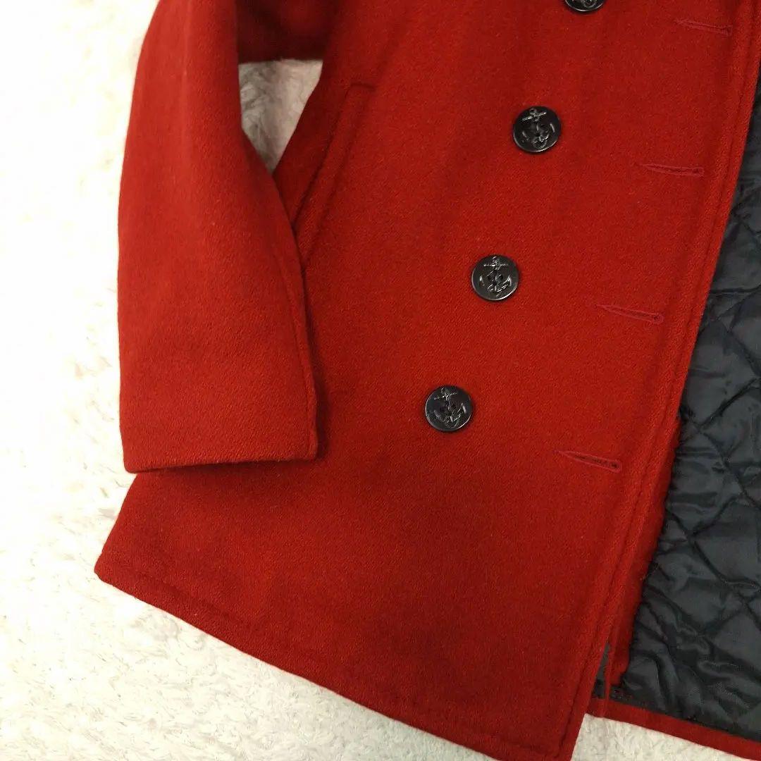 美品✨Schoot　ショット　メンズ　ピーコート　レッド　38