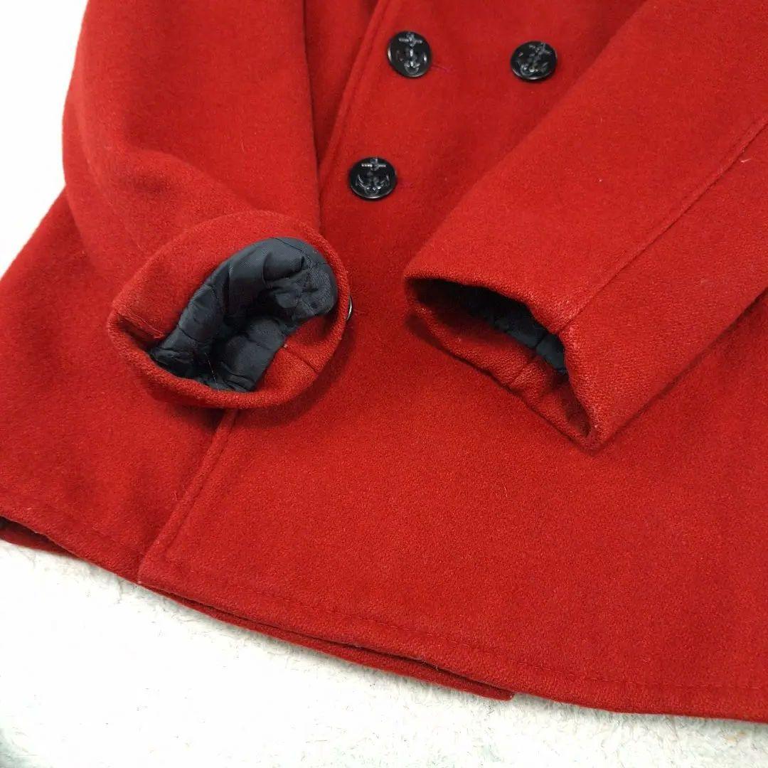美品✨Schoot　ショット　メンズ　ピーコート　レッド　38