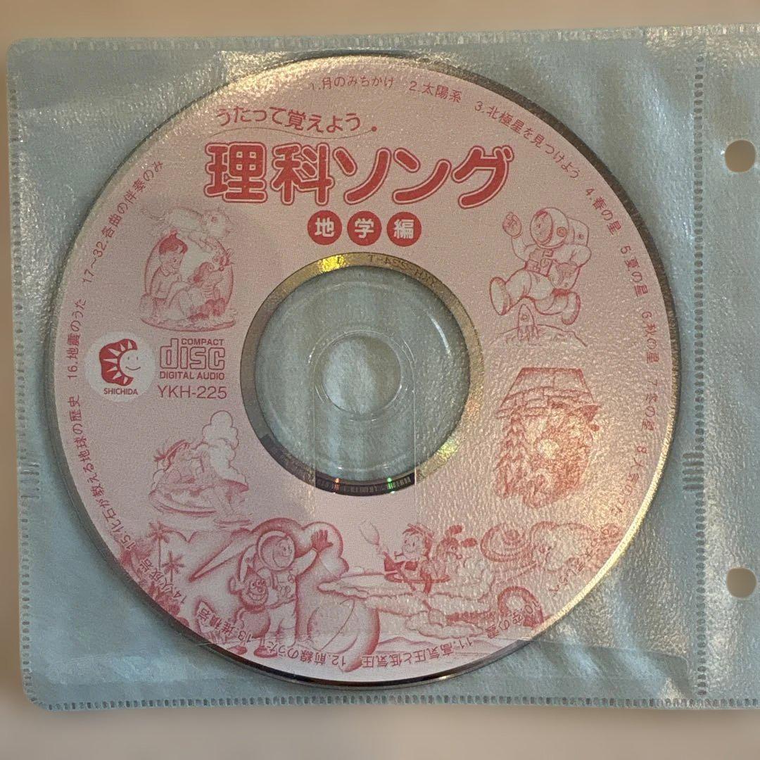 七田式 うたっておぼえよう 社会科ソング・理科ソング CD5枚