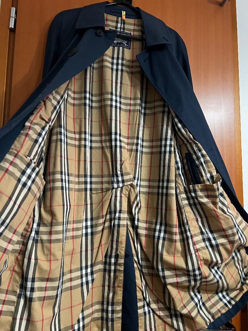 バーバリー　ステンカラーコート　ビンテージ品　英国製