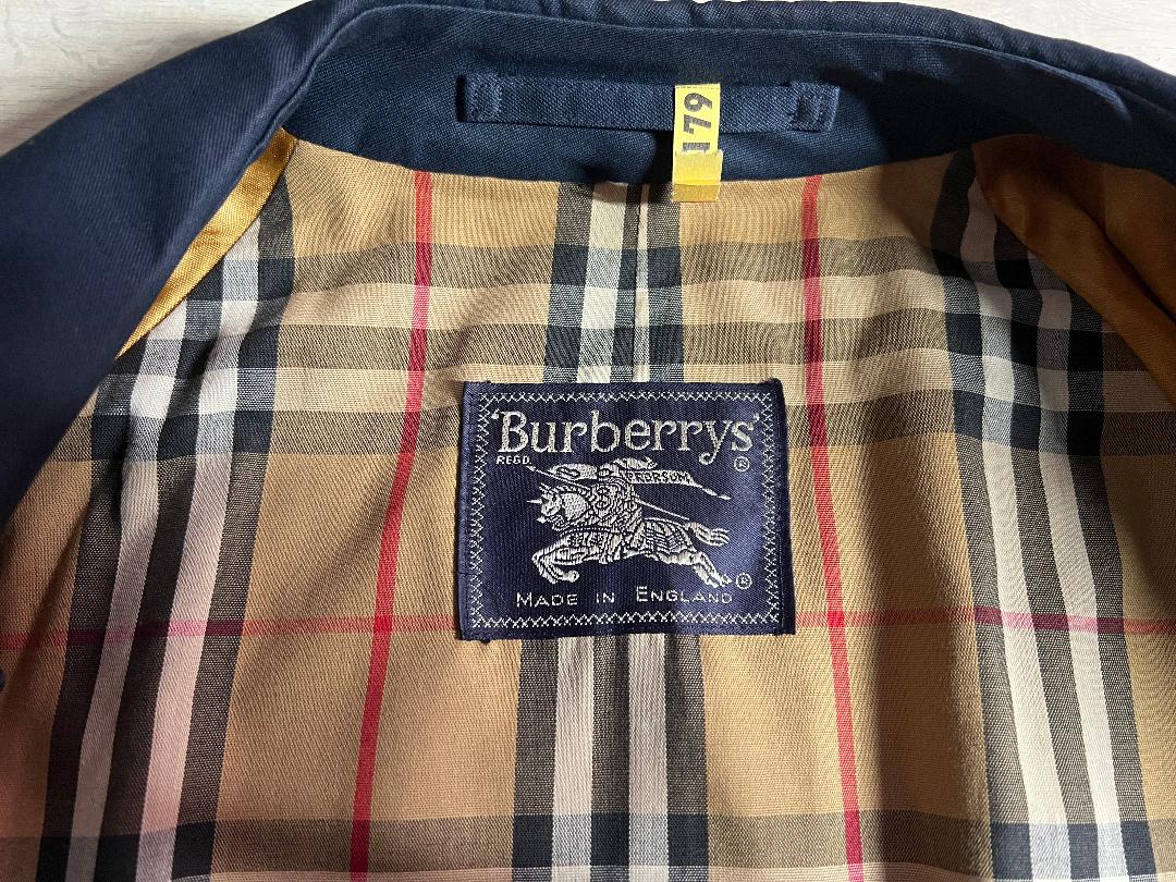 バーバリー　ステンカラーコート　ビンテージ品　英国製