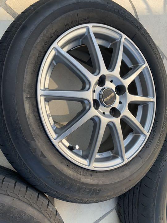 人気定番新作 bB NCP ホイール 4穴 PCD100 タイヤ 185 65R15 V7WUl-m46151569077 爆買い大得価