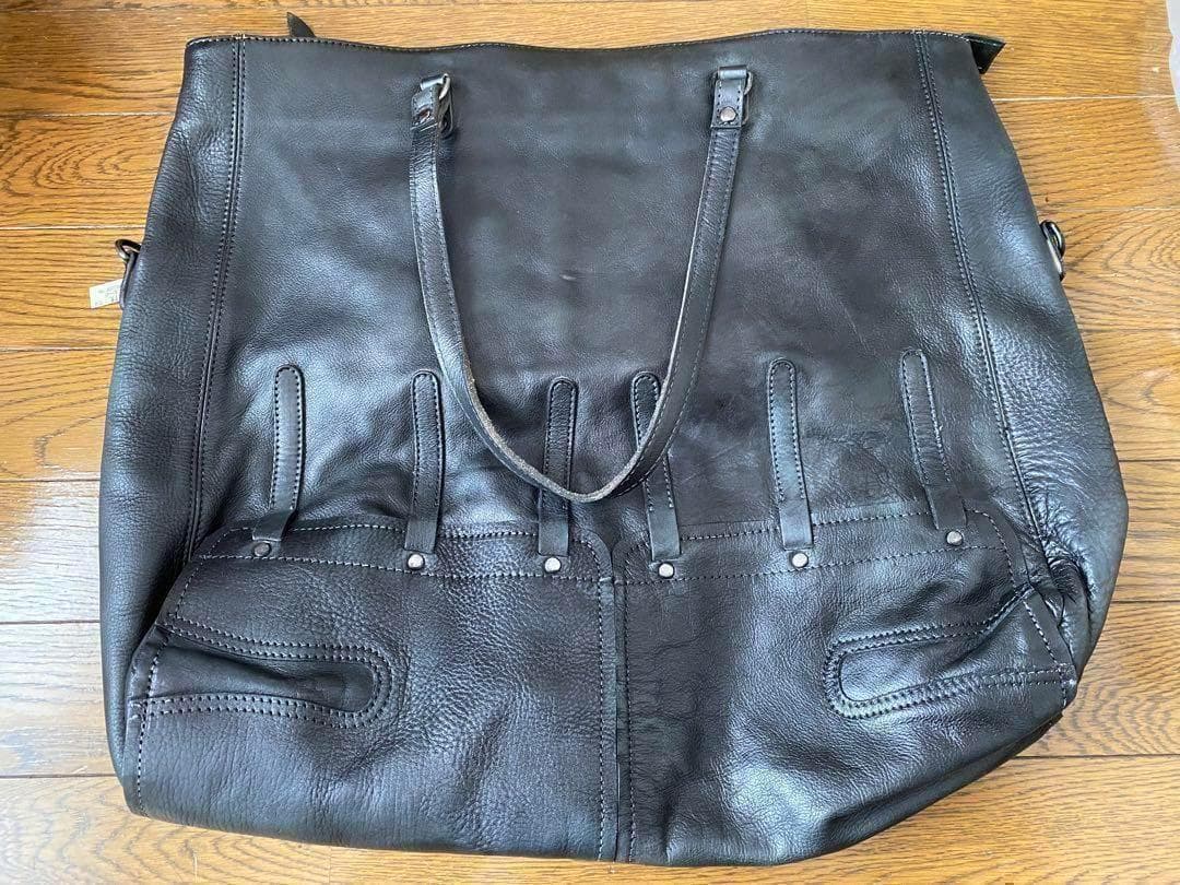 IMPORTAIR インポートエアー 本革トートバッグ ブラック IMPORTAIR インポートエアー 本革トートバッグ ブラック